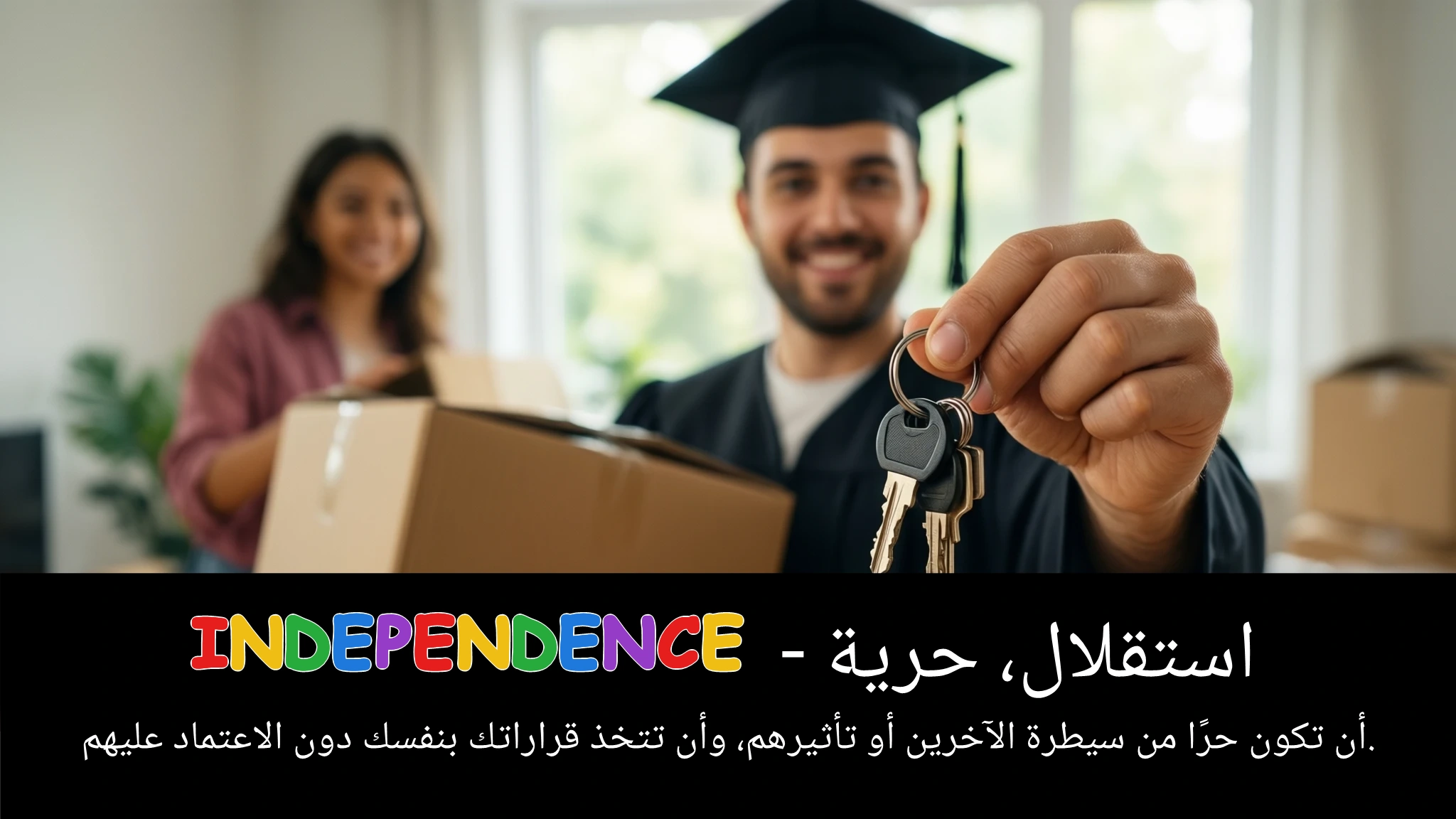 Arabic Illustration for independence